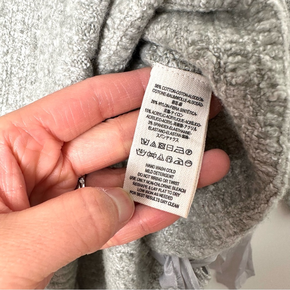 Free People Heart It Boho Side Lace Up Long V-Neck Sweater Dress Cozycore - Picture 11 of 15